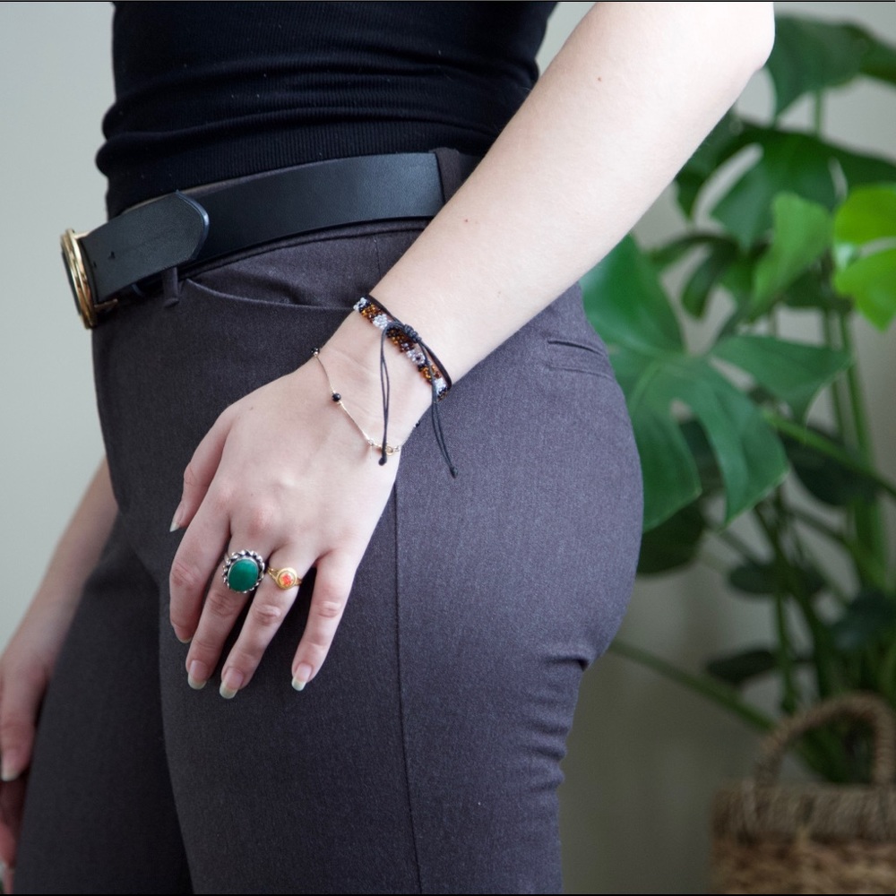 Dark gray women’s dress pants